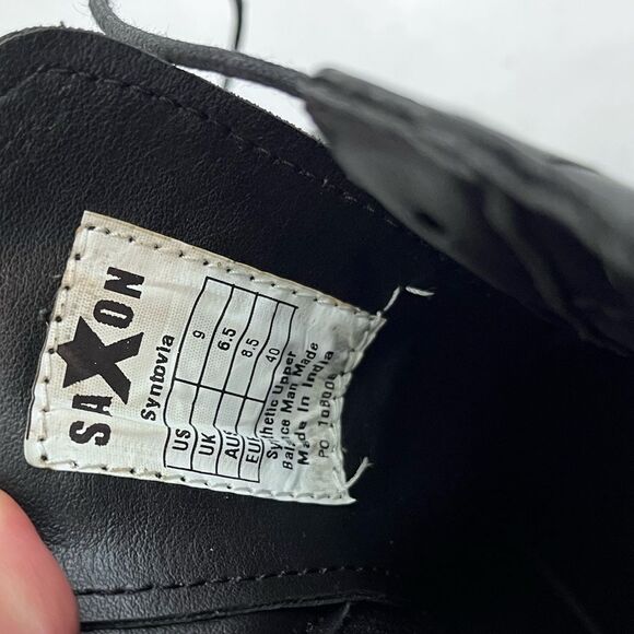 Saxon Syntovia Lace Equestrian Paddock Boots Black Womens 9 - Picture 5 of 9